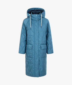 Nevis quilted coat in hydro