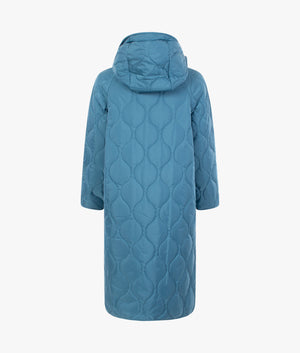 Nevis quilted coat in hydro