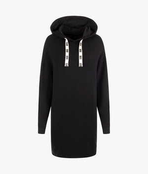 Aderyn hoodie dress in black