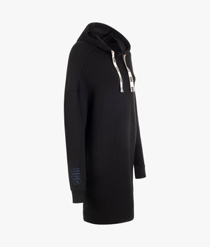 Aderyn hoodie dress in black
