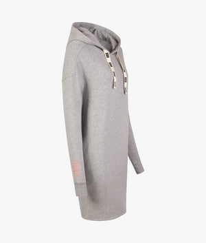 Aderyn hoodie dress in grey heather