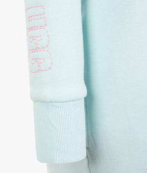 Aderyn hoodie dress in crystal lake