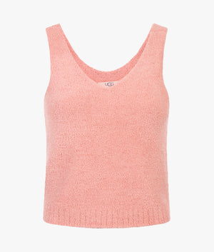 Dulcie tank top in desert coral