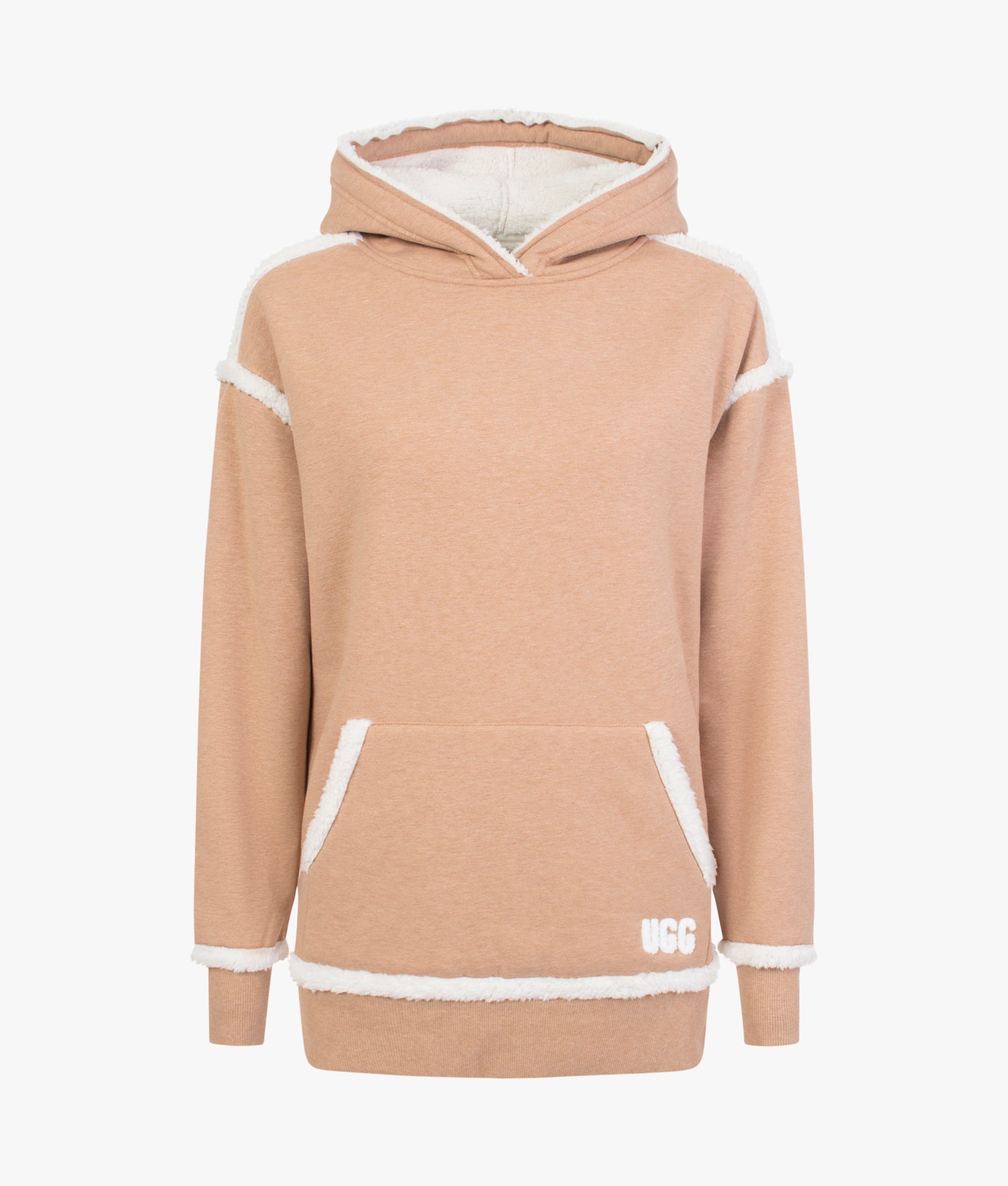 Ugg | Joanne bonded fleece hoodie in camel | EQVVS Womens