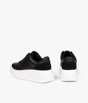Scape lace trainer in black