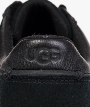 Scape lace trainer in black