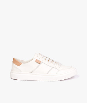 Alameda lace trainer in white