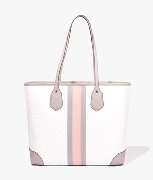 Eva large tote in optic & grey