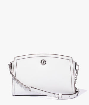 Michael Kors Chantal crossbody in optic white EQVVS Womens