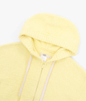 Hana zip hoodie in pale lily