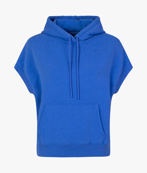 Jessikah sleeveless hoodie in azul