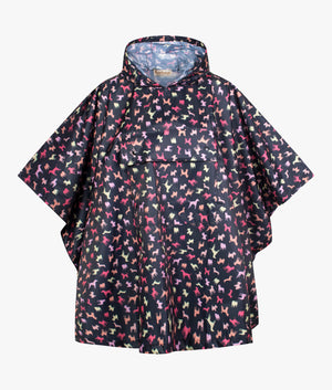 Multi dog print showerproof poncho