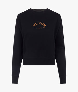 Arch branded sweatshirt in black