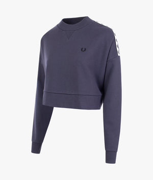 Taped sweatshirt in graphite