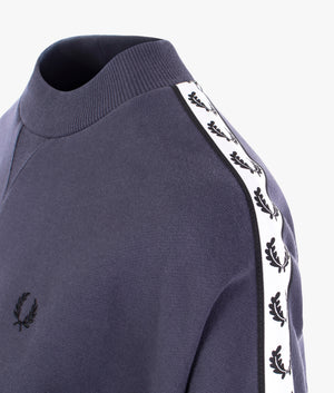 Taped sweatshirt in graphite