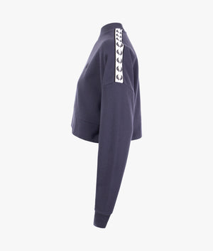 Taped sweatshirt in graphite