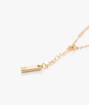 Geo Flower Necklace in Black