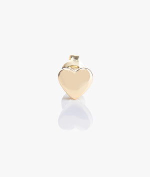 Harly Heart Earrings in Gold.