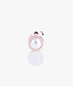 Sinaa Crystal Stud Earrings in Pearl