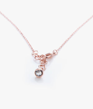 Hara Heart Necklace in Rose.