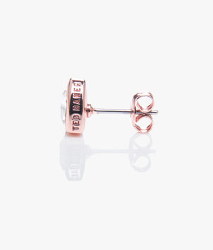 Han Heart Earrings in Rose.