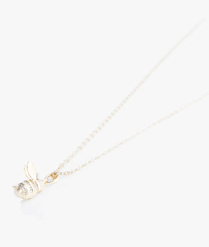 Bellema bumble bee necklace in pale gold