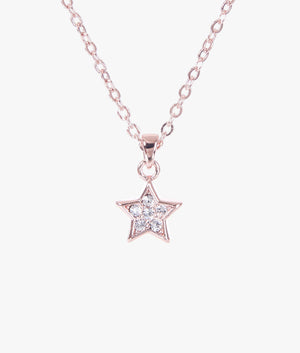 Saigi pave shooting star pendant in rose gold.