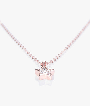 Saigi pave shooting star pendant in rose gold.