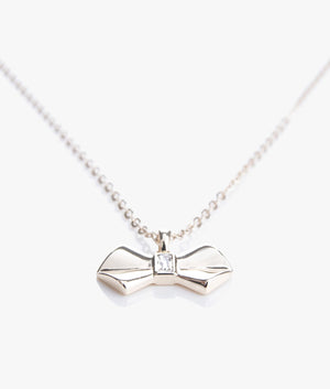 Sarahli Bow pendant in pale gold