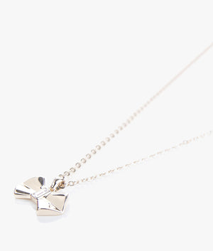 Sarahli Bow pendant in pale gold