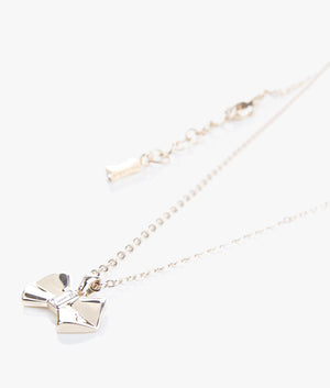 Sarahli Bow pendant in pale gold
