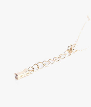 Sarahli Bow pendant in pale gold