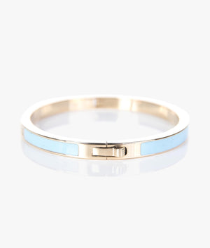 Elemara enamel hinge bracelet in light blue
