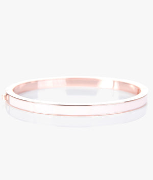Elemara enamel hinge bracelet in pink.