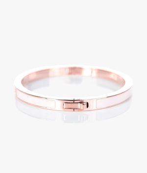 Elemara enamel hinge bracelet in pink.