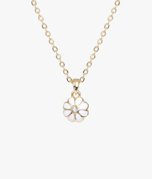 Dorriy daisy pendant in gold & white