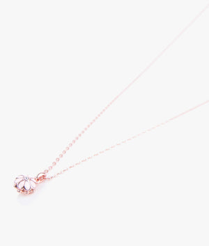 Dorriy daisy pendant in rose gold & pink