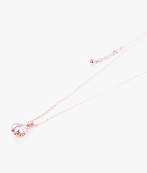 Dorriy daisy pendant in rose gold & pink