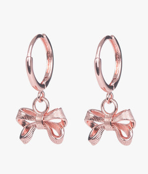 Perrie petite bow huggie earrings - Main Image