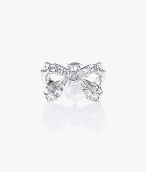Callayy crystal petite bow earrings
