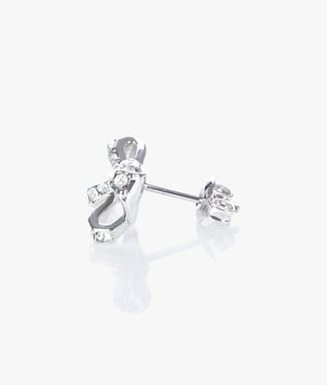 Callayy crystal petite bow earrings