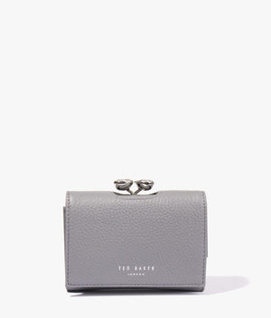 Alyesha teardrop mini bobble purse in grey