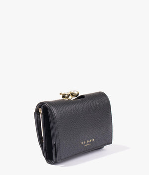 Alyesha teardrop mini bobble purse in black