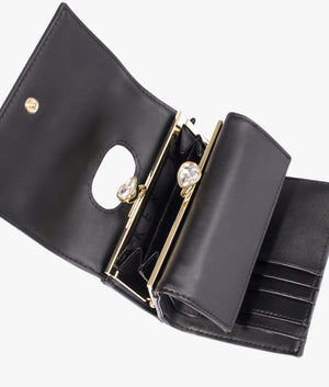 Alyesha teardrop mini bobble purse in black