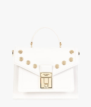 Kimmils studded luggage lock mini satchel
