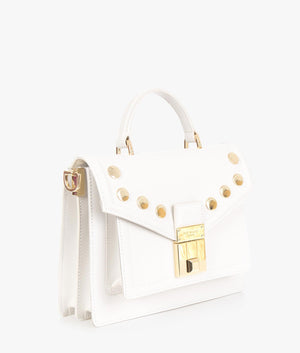 Kimmils studded luggage lock mini satchel