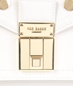 Kimmils studded luggage lock mini satchel