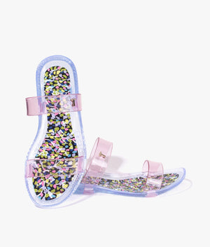 Jellei juniper spot print jelly sandal