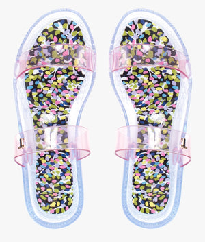 Jellei juniper spot print jelly sandal