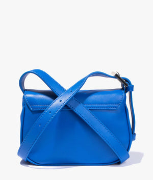 Bagira curved baguette crossbody in blue